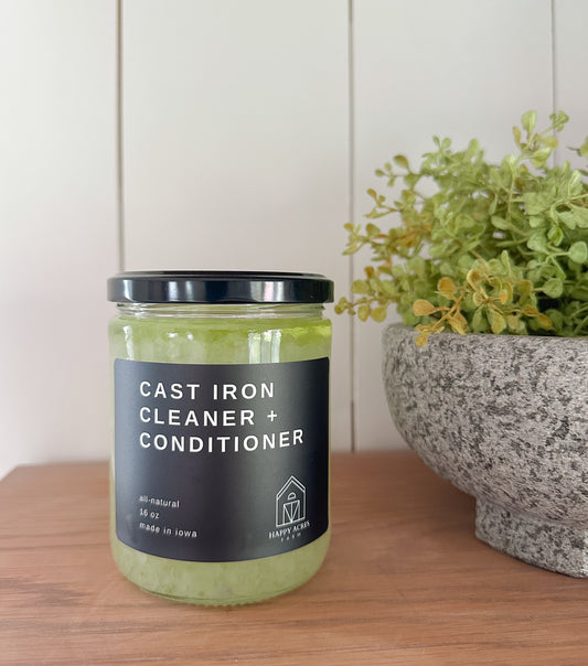 CAST IRON CLEANER + CONDITIONER